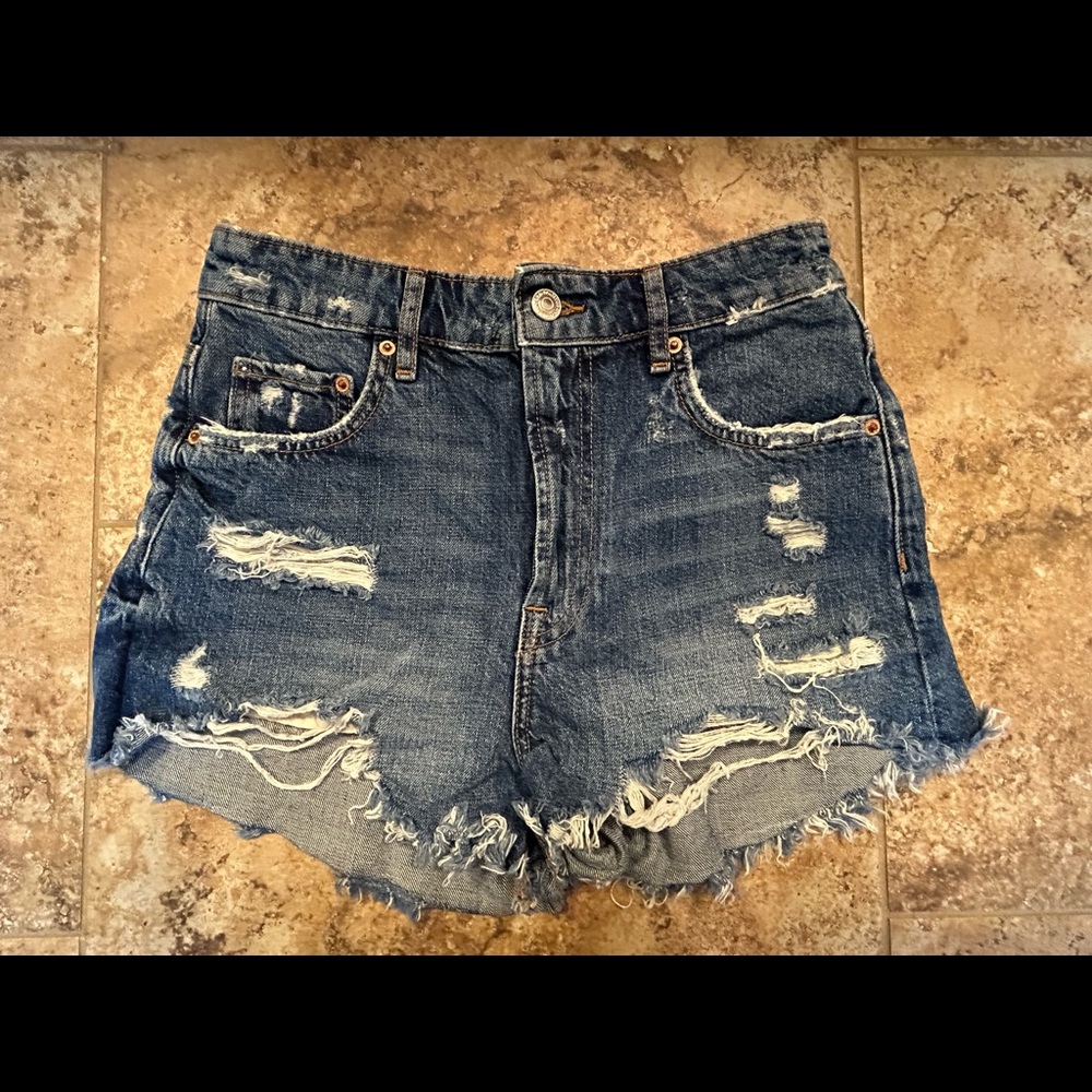 Zara denim shorts